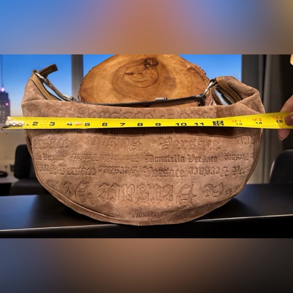 Versace euc suede leather shoulder bag - Picture 14 of 14